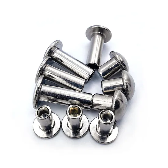 304 316 Stainless Steel Pan Head Semi-Hollow Rivet